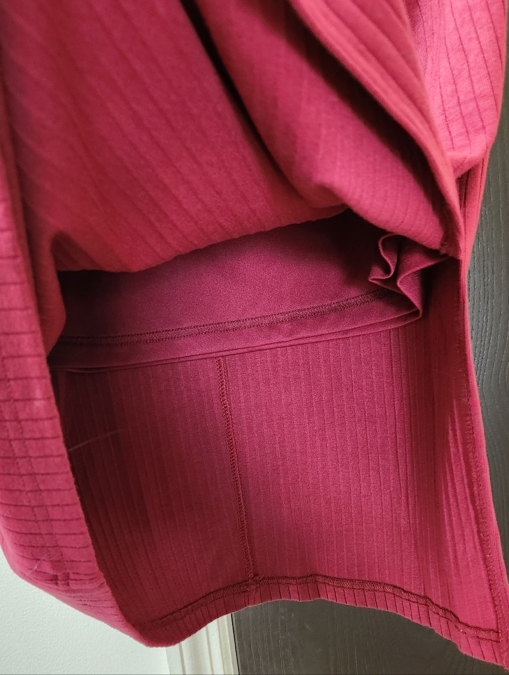 Sleeveless Ribbed Two-Piece Skirt Set - Picture 4 of 6